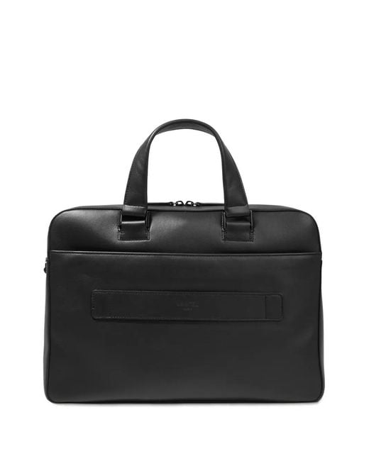 Lancel Black Medium Max Briefcase for men
