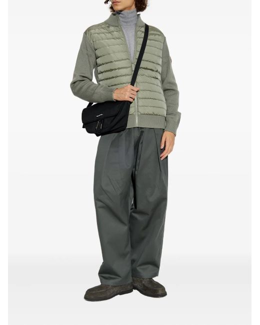 Canada Goose Green Padded-Panel Jacket for men