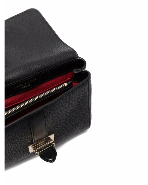 Borsa A Tracolla Lottie Micro di Aspinal in Black