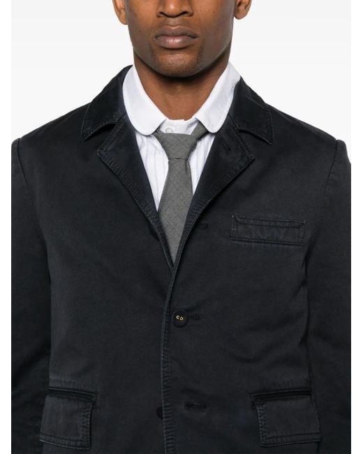 Thom Browne Black Single-Breasted Blazer for men