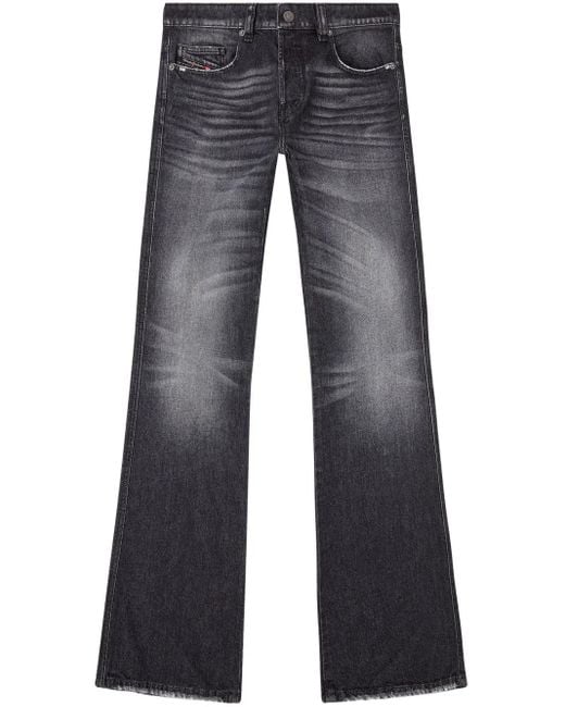 DIESEL Gray 1998 D-Buck 09L50 Bootcut Jeans for men