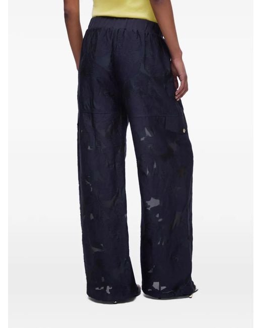 Liu Jo Blue Drawstring Pants