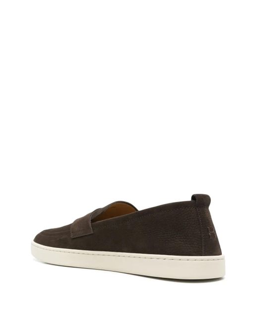Henderson Brown Suede Loafers for men