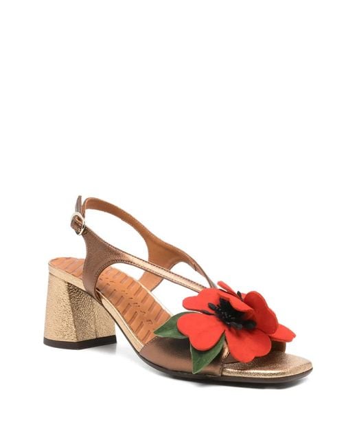 Chie Mihara Natural Flower Rymane Sandals