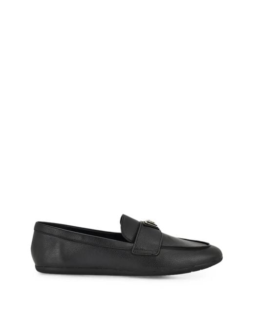 Guess Black Leather Loafers