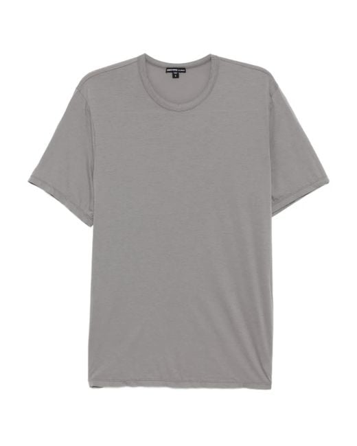 James Perse Gray Luxe Lotus T-Shirt for men