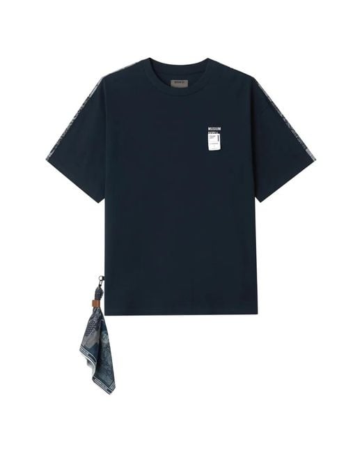 Musium Div. Blue Short-Sleeve T-Shirt for men