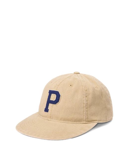Polo Ralph Lauren Natural Logo-Embroidered Leather-Strap Baseball Cap for men