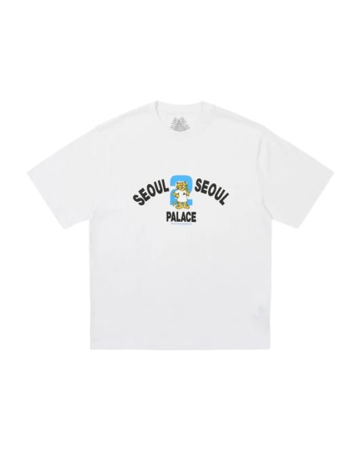 Palace White Seoul 2 Seoul T-Shirt for men