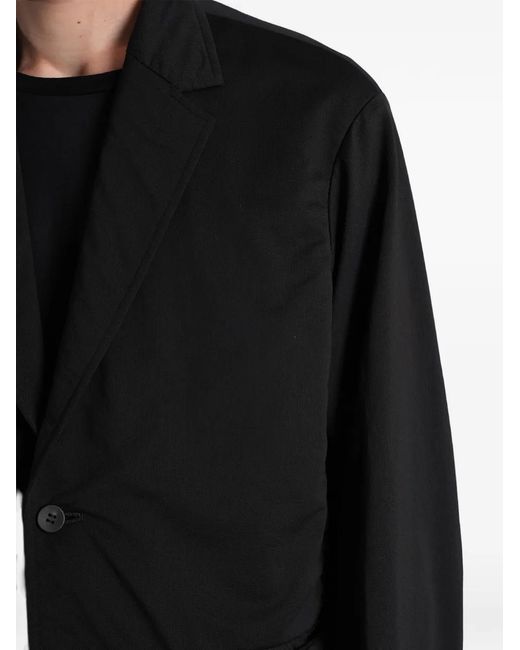 KANEMASA PHIL Black 2B Single-Breasted Blazer