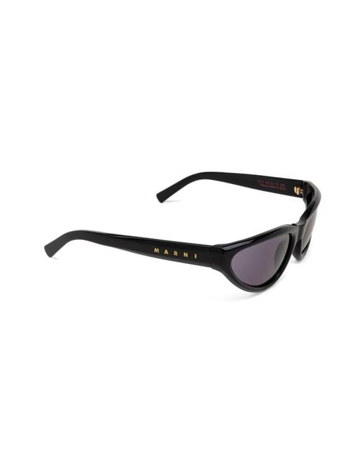 Marni Black Mavericks Cat-Eye Sunglasses