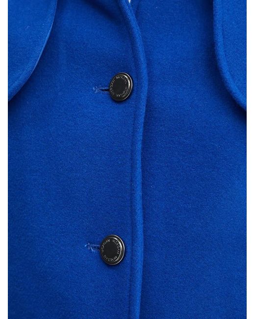 Morgan Blue Button Front Jacket