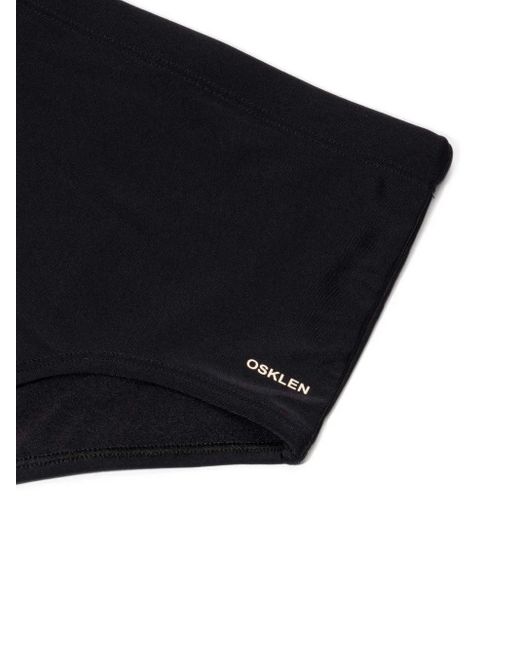 Osklen Black Gavea Swim Trunks for men