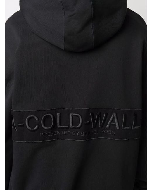 A_COLD_WALL* Black Logo Patch Hoodie for men