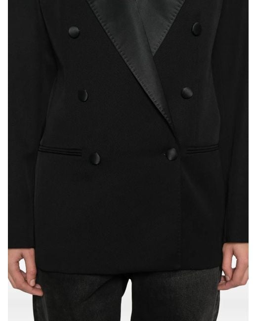 Isabel Marant Black Double-Breasted Tailored Blazer