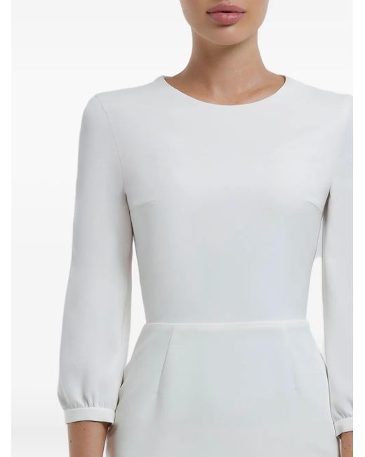 POST MERIDIEM スリムフィット ドレス White
