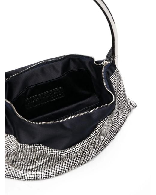 Benedetta Bruzziches Gray Clutch Mit Kristallen