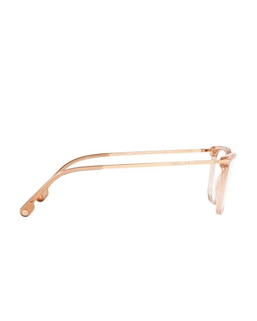 Versace Natural Rectangular-Frame Glasses