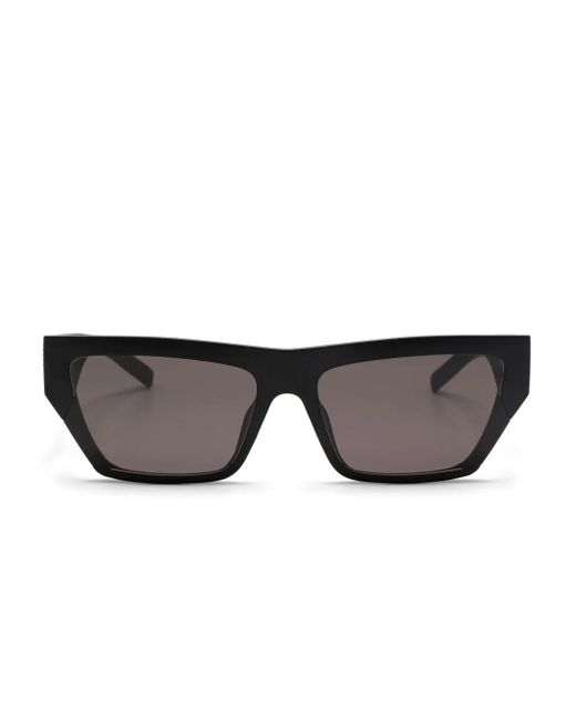 Karl Lagerfeld Modified Zonnebril Met Rechthoekig Montuur in het Gray