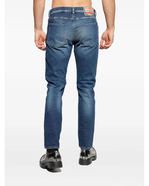 Jeans D-Strukt Con Effetto Sfumato di DIESEL in Blue da Uomo