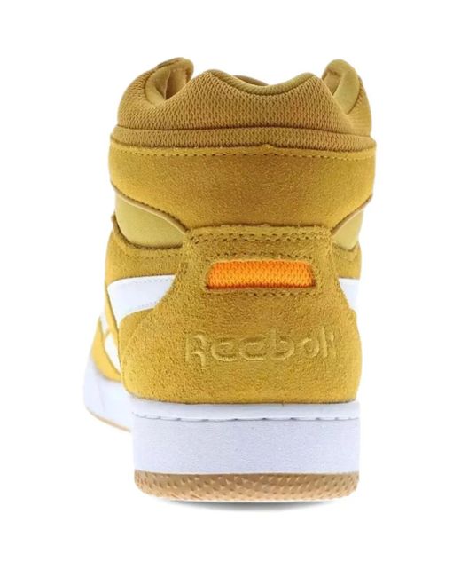 Reebok Yellow Bb 4000 Ii Mid Sneakers for men