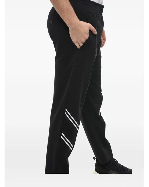 Neil Barrett Black Elasticed-Waistband Track Pants for men