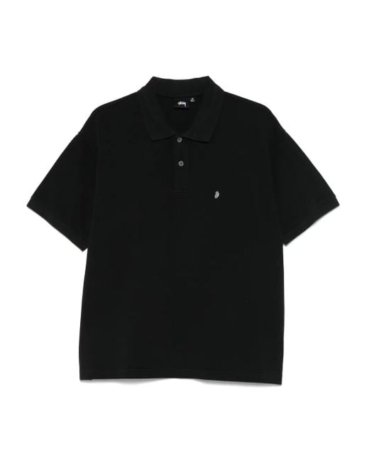 Polo di Stussy in Black da Uomo