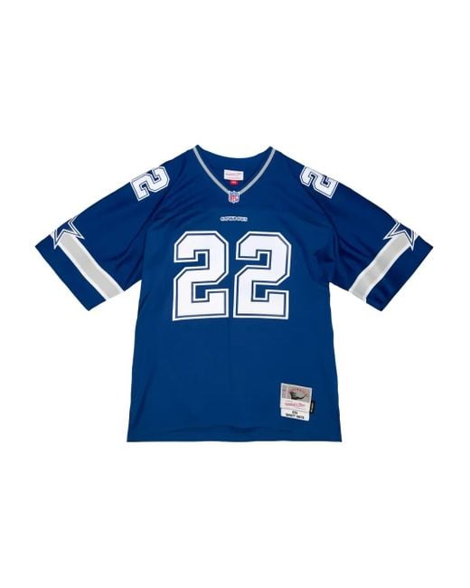 Mitchell & Ness Blue 1996/97 Emmitt Smith Dallas Cowboys Jersey for men