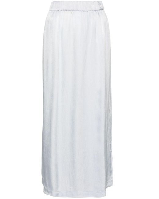 Barena White Riri Ondina Midi Skirt