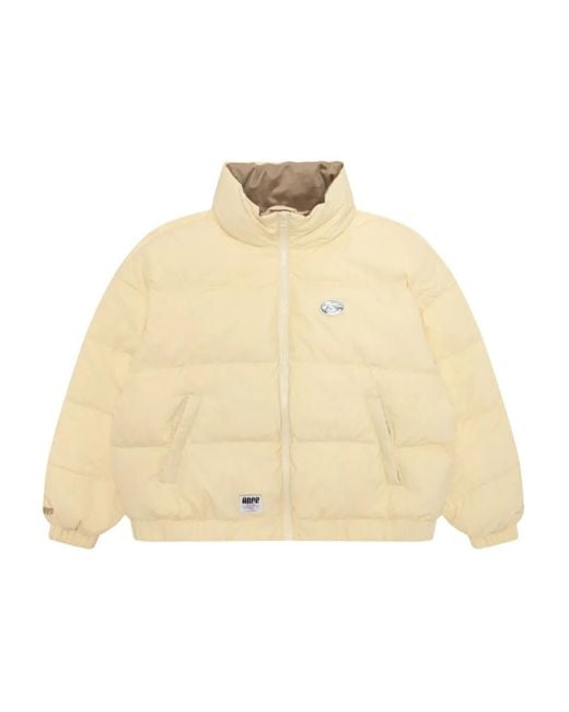 A Bathing Ape Natural Moonface Puffer Jacket