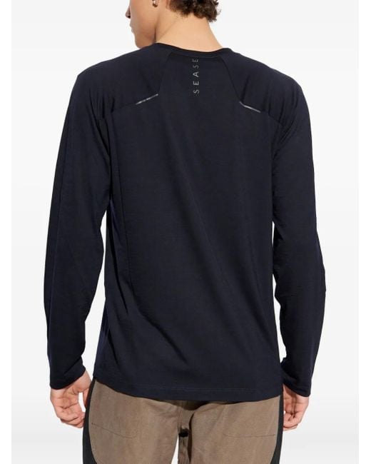 Sease Blue Lasca Long-Sleeve T-Shirt for men