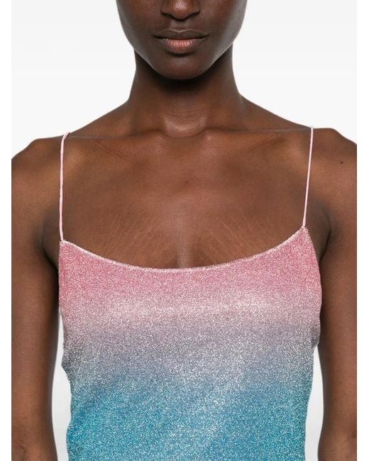 Oseree Blue Luiere Candy Mini Dress