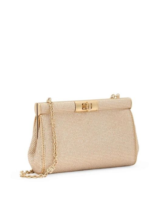 Dolce & Gabbana Natural Small Marlene Shoulder Bag