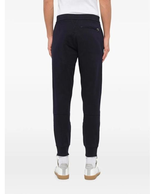 McQueen Blue Zip-Detail Track Pants for men