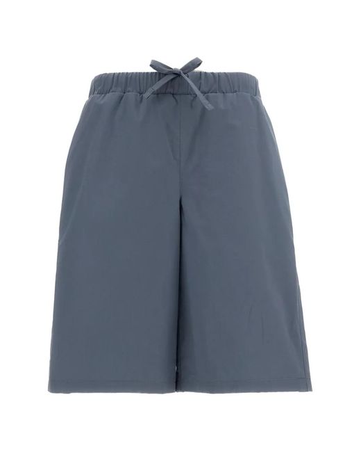 Rier Blue Drawstring Elasticated Shorts for men