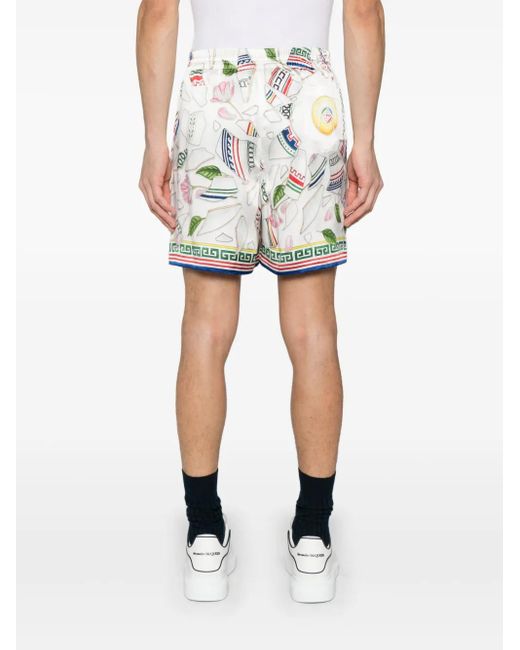 Casablanca Multicolor Drawstring Shorts for men