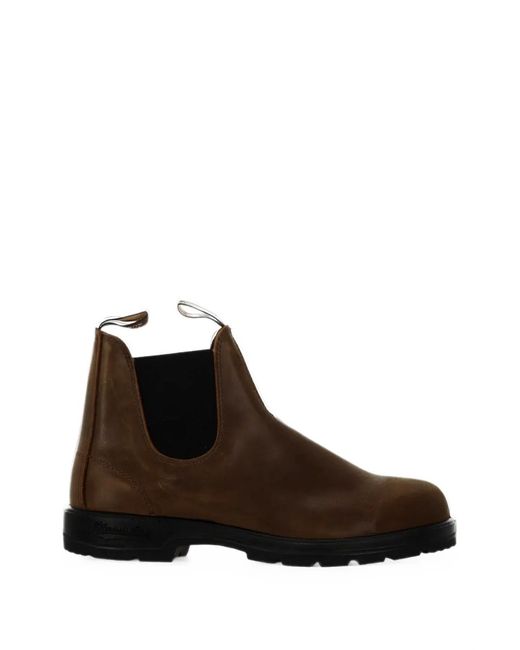 Blundstone Brown Leather Chelsea Boots