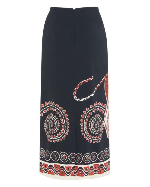 Falda de tubo con estampado Gattopardo LaDoubleJ de color Black