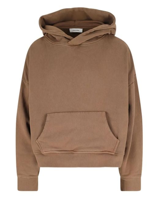 Entire studios Brown Kangaroo-Pocket Hoodie for men