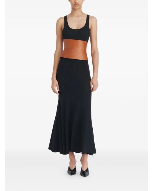 Monse Black Midikleid mit Racerback