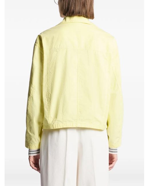 Fay Yellow Front-Pockets Jacket