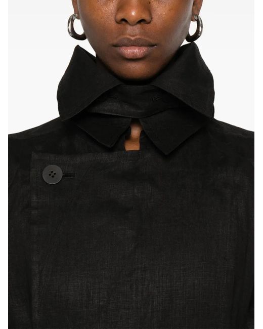 Issey Miyake Black Long Coat