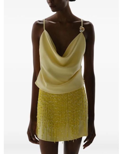 Baobab Yellow Jupe Carlota À Franges