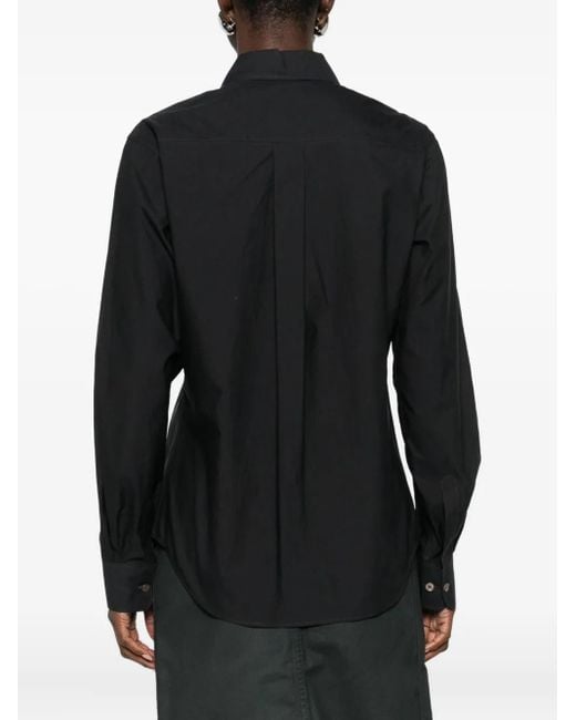 Lemaire Black Long-Sleeve Shirt