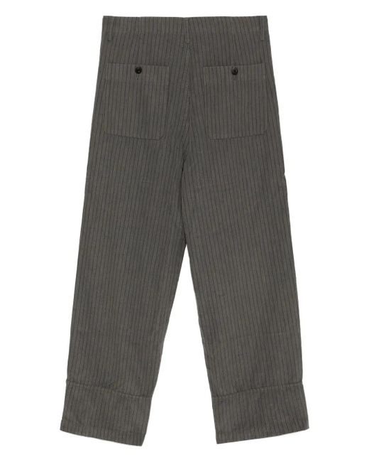 Visvim Gray Patchwork Design Trousers for men
