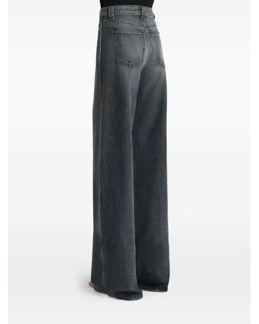 Khaite Gray Dane Stretch Jeans