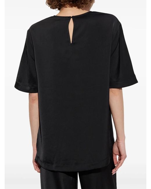 AllSaints Black Amelie Blouse