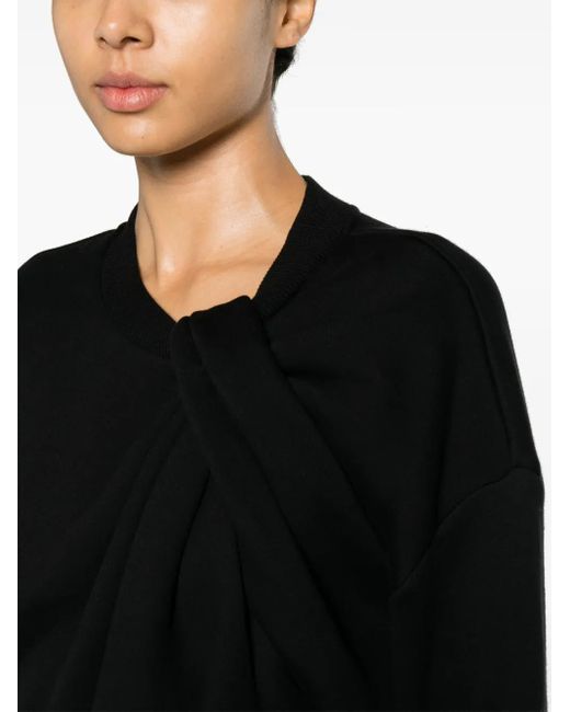 Alexander McQueen ノットディテール スウェットシャツ Black