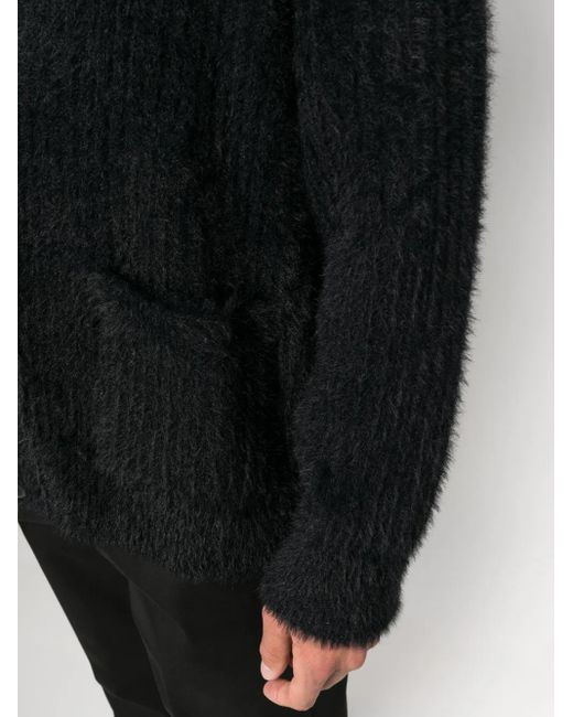 Missoni Black Brushed V-Neck Cardigan for men