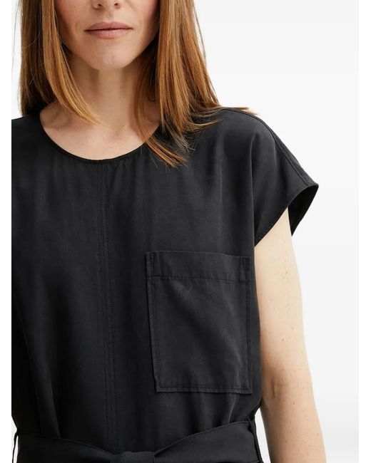 Marc O' Polo Black Belted-Detail Jumpsuit